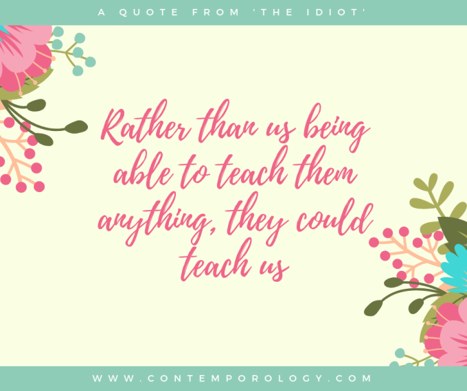 Rather than us being ablate teach them anything, they could teach us